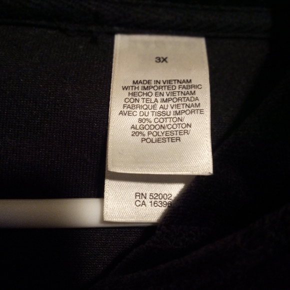 Women's 3x Zip up Hoodie With Rhinestones.The material feels like a velvet. - Picture 3 of 5